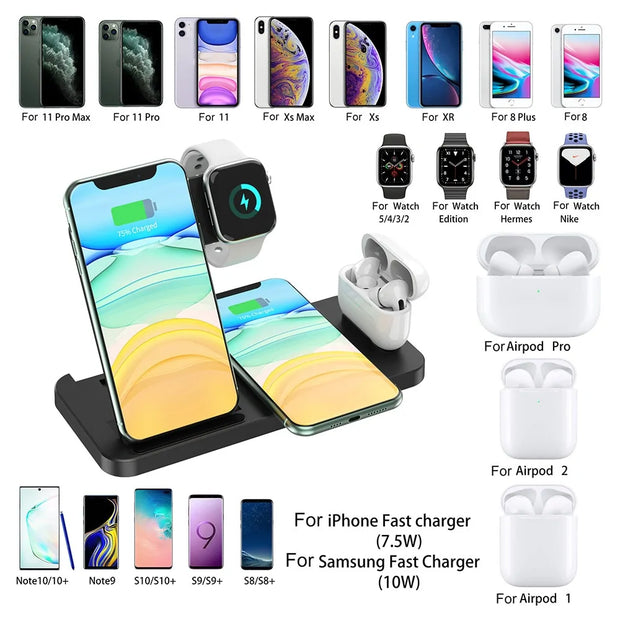 Four in One Fast Wireless Charger