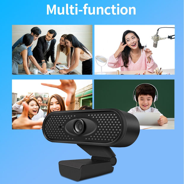 Flexible USB Webcam HD/1080P/PC Web Camera With Microphone Web Cam USB Camera for Computer Webcamera Full HD Video