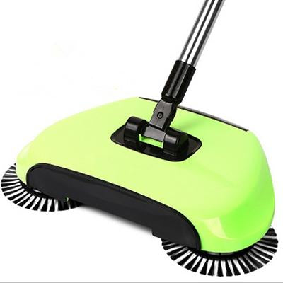 Stainless Steel Sweeping Machine Push Type Magic Broom Dustpan Handle Household Vacuum Cleaner