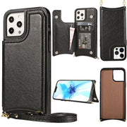 iPhone 14 phone leather case Crazy Horse Apple 13 phone case Creative max skin insert card protective case