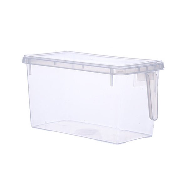 Refrigerator Storage Box Freezer Box Japanese Plastic Sealed Box Drawer Type Transparent Food Crisper Storage Box