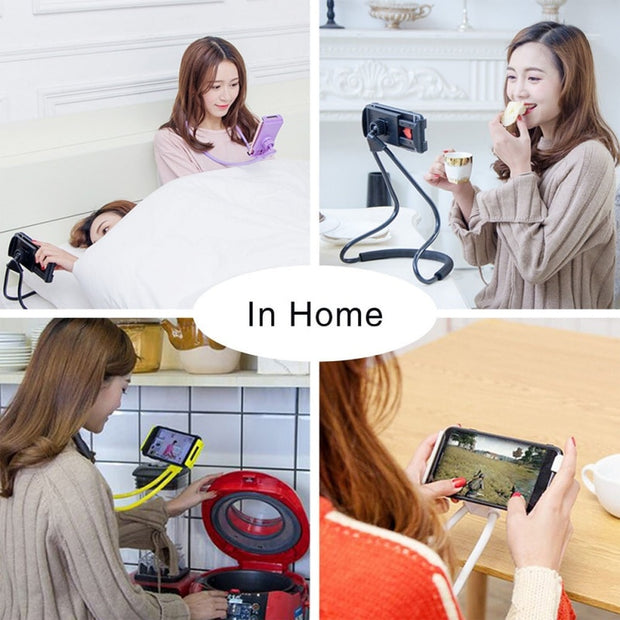 Flexible Neck Lazy Holder Bracket Phone Stand Holder Mount for iPhone X 8 Samsung S8 Xiaomi 6 5