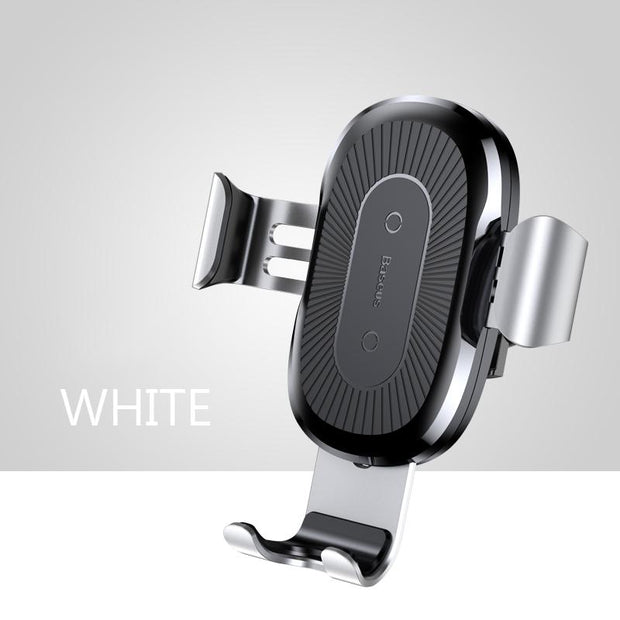 Baseus 10W QI Wireless Charger Car Holder For iPhone X Plus Samsung S8 S9 Fast Car Mount Wireless