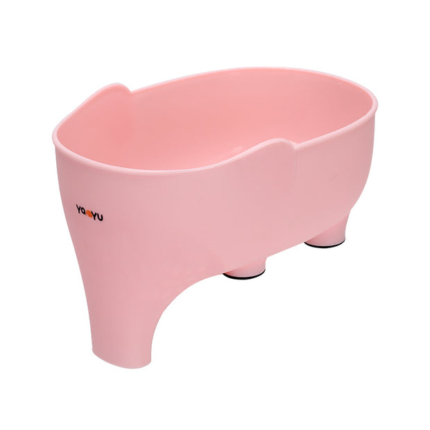 Elephant Drain Basket Multipurpose Kitchen Storage Drain Basket Household Fruit and Vegetable Basket Plastic Drain Basket