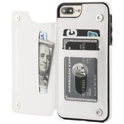 Folio - Retro Card Holder Phone Case