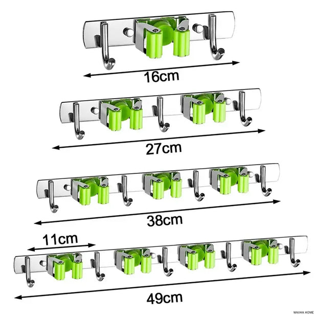 Stainless Steel Mop Organizer